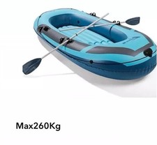 Aufblasbares Schlauchboot Set Paddel 3 Person Schlauchboot Paddelboot Angelboot