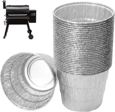 30 Packs BAC407 Grease Bucket Liner for Traeger Pro 575/870 Grill Tray liner, Tr