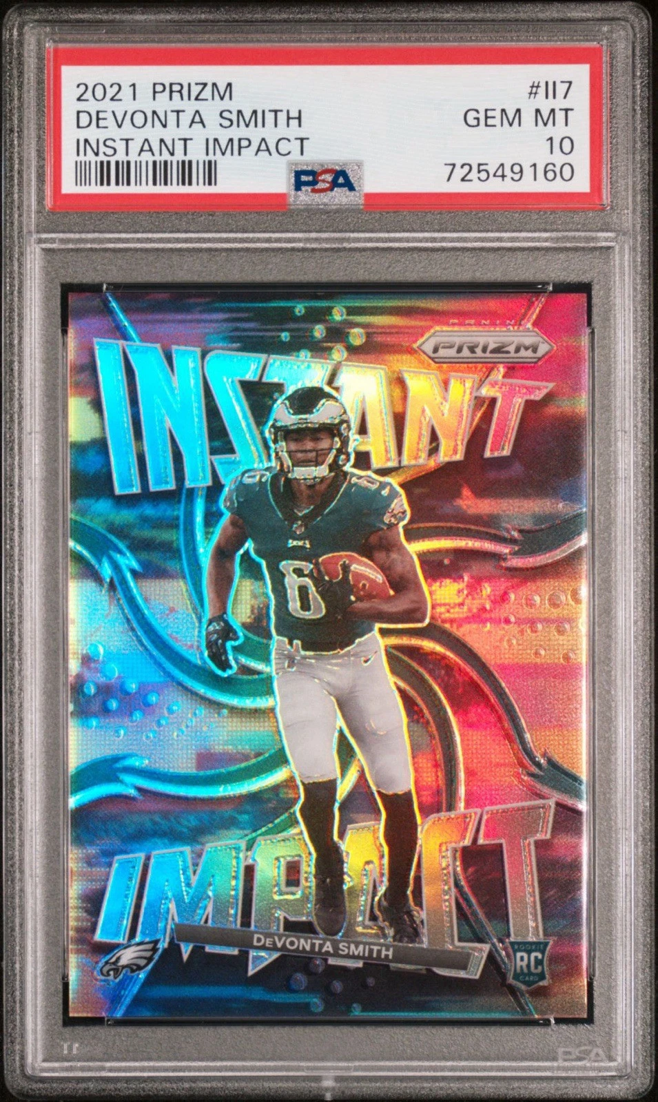 DeVonta Smith Panini Prizm Instant Impact #II7 Base