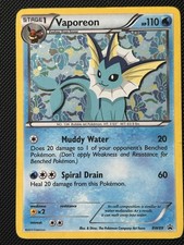 Vaporeon BW89 Black & White Holo on eBay