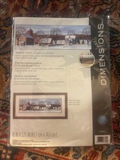 Dimensions Scenic Farm Cross Stitch Kit 18x5.75in Presorted Thread Aida 18 Count