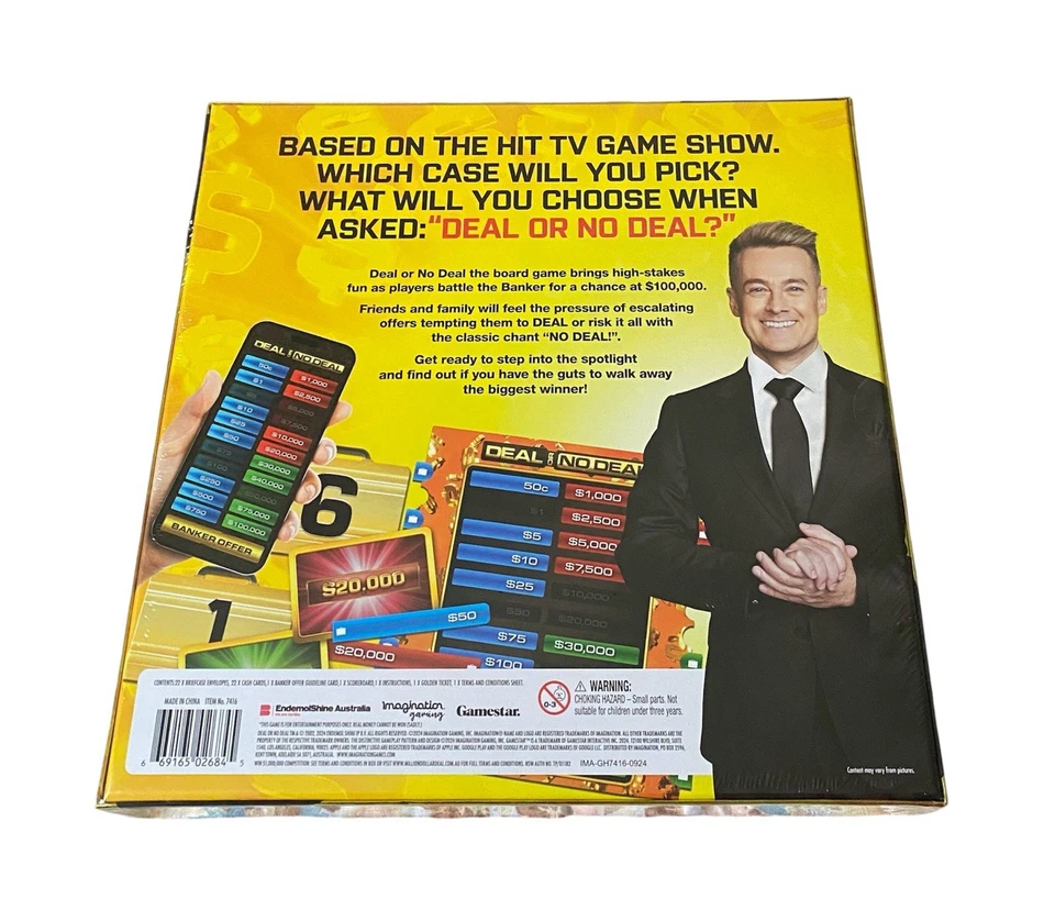 Deal or No Deal Board Game TV Show Board games BRAND NEW*** 2 Player Free Post - Image 3 of 3