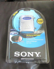 SONY Walkman SRF-59 Silver AM/FM Radio Headphones Belt Clip FACTORY SEALED