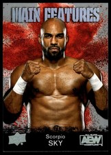 2021 Upper Deck AEW Scorpio Sky #MF-27 Main Features Silver