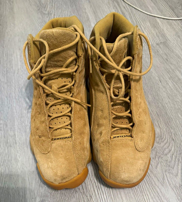 Jordan 13 Retro Wheat Size 10 Pre-Owned No Original Box
