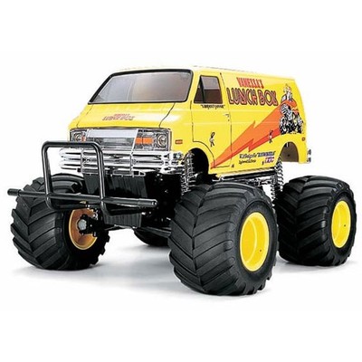 【未開封！】Tamiya Lunch Box 1/10 モンスターバン Tamiya 58347 Lunch Box 1/12 Electric Monster Truck - Yellow
