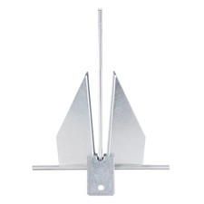 8.5lb Galvanized Steel Fluke Anchor 75' Rope 7.9' Chain 0.4" Shackles