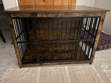 Dog Crate Furniture, 27.2" Side End Table, Modern Kennel for Dogs Indoor up to 