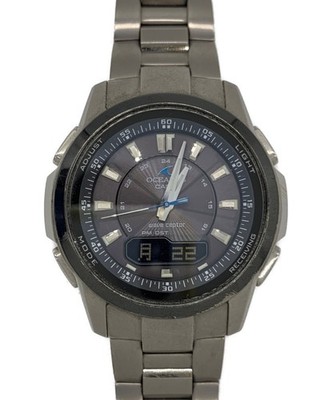 Casio Oceanus OCW 300 Quartz Analog Digital WorldTime Watch 43mm wrist 17.5cm