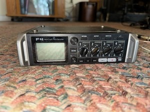 Zoom F4 Portable Digital Field Recorder 4 XLR Mic Inputs Time Code USB I/O
