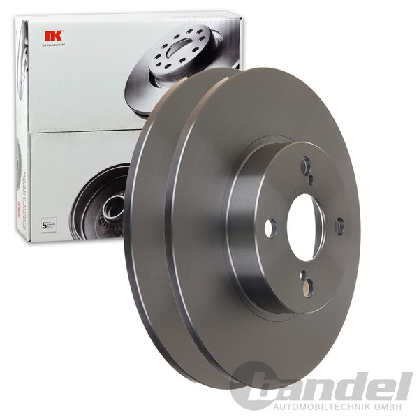 2X NK Bremsscheiben 266Mm Voll Hinten Passend FÜR Toyota Corolla | 204587-image