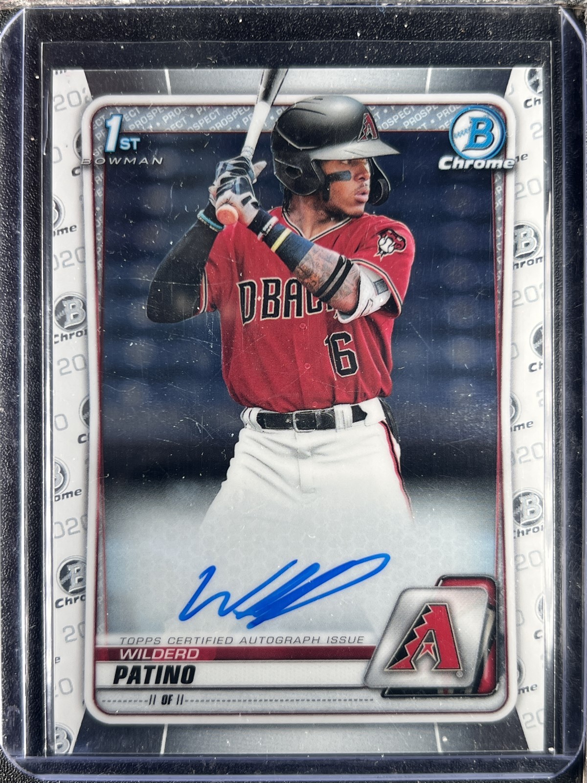 Patino, Wilderd - 2020 Bowman Chrome Prospect - Autograph