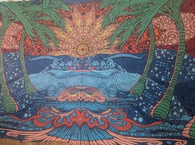 SunShine Joy 100% Cotton 3D Epic Surf Tapestry
