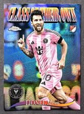 Lionel Messi CLASS OF THEIR OWN #CO-10 2025 Topps Chrome MLS Inter Miami