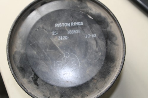CAN OF 25 EA NOS PRATT & WHITNEY PISTON RINGS P/N: 188538 - Picture 2 of 2