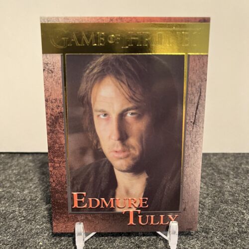 2017 Game of Thrones Season 6 #72 Edmure Tully Gold Parallel Card /150 - Picture 1 of 2
