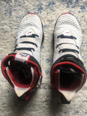 mens Lebron 17 FP Graffiti White Size 7.5