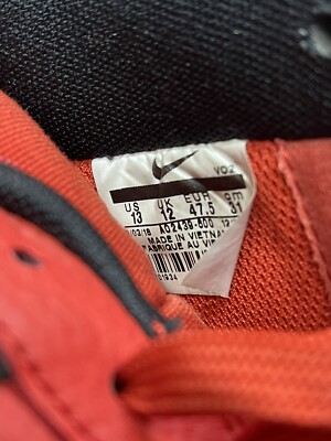 Size 13 - Nike Air Force 1 Low Red Black for sale online | eBay