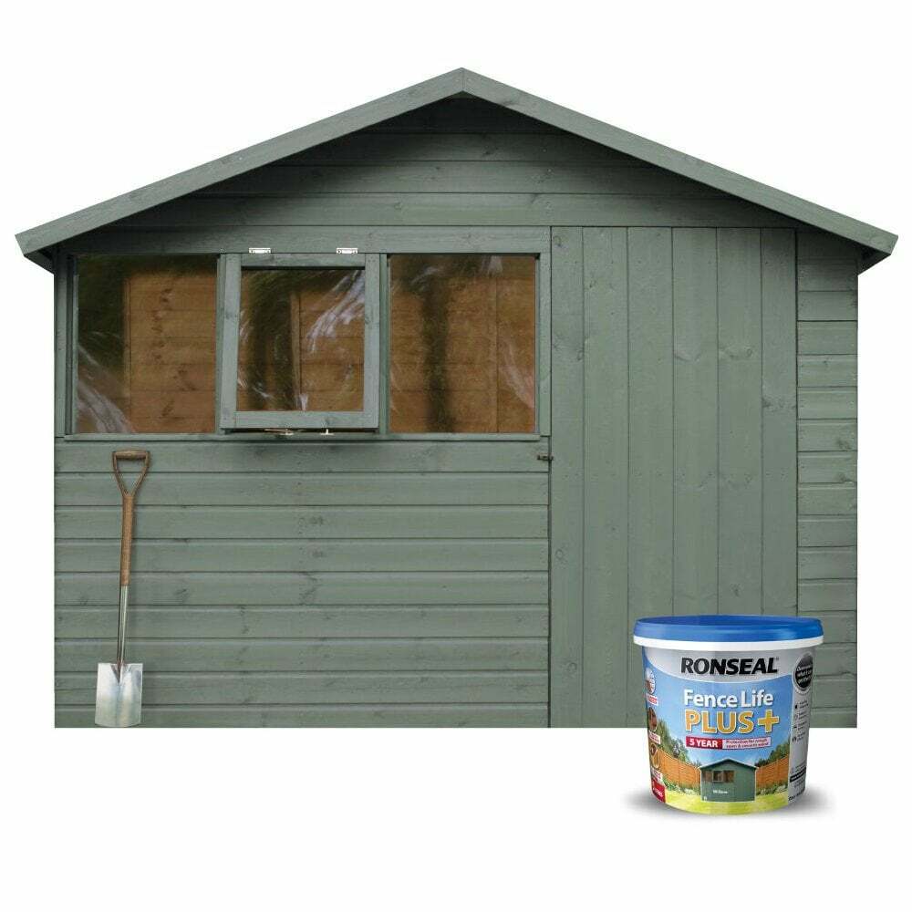 Ronseal Fence Life Plus Garden Shed & Fence Paint 5L UV Potection