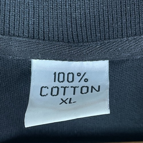 Vintage Good News Week Polo Shirt Mens Extra Large Black Short Sleeve Cotton - Picture 6 of 10