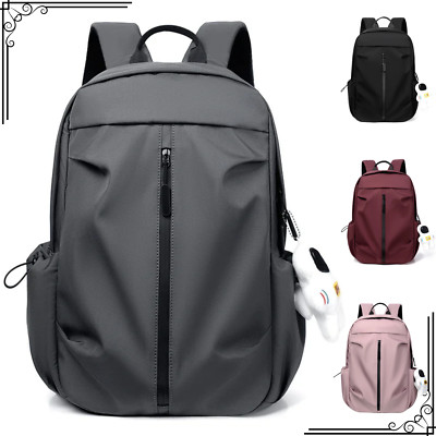 Casual Daily Handbag Bag Women Student Backpack Grey Unisex Waterproof Rucksack