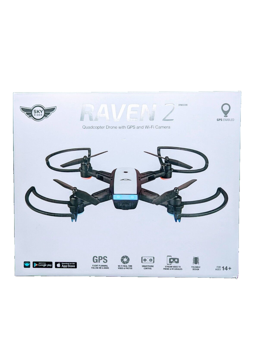Sky Rider Raven 2 Quadcopter Drone with GPS and WIFI Camera