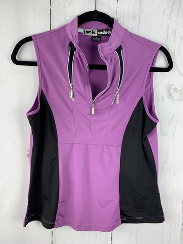 zip sleeveless golf shirt Athletic 