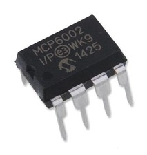 10PCS Microchip MCP6002-I/P MCP6002 Dual 1MHz Operational Amplifier DIP-8 New IC