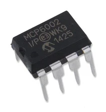 10PCS Microchip MCP6002-I/P MCP6002 Dual 1MHz Operational Amplifier DIP-8 New IC