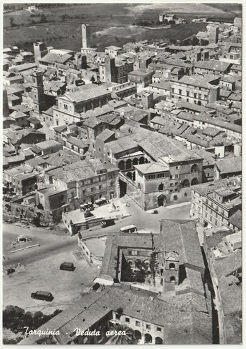 TARQUINIA - VITERBO - LUFTAUFNAHME - REISE 1968 -77047-