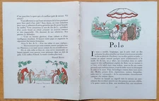 Polo by Brissaud - Art Deco Gazette de Bon Ton Pochoir - 1920