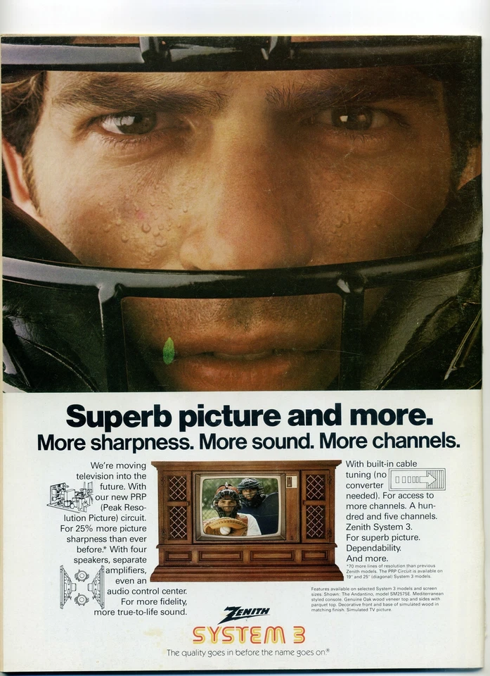 1980-81 Boston Bruins Programa de Juego Sin Puntuación Terry O'Reilly Cubierta M257 Foto 2 de 2