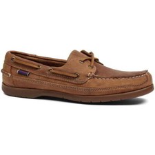 Sebago Schooner Mens Vintage Leather Boat Deck Shoes Brown Size 8-12