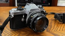Pentax ME Super 35mm SLR Camera Kit w/ 50mm Lens Excellent Conditions