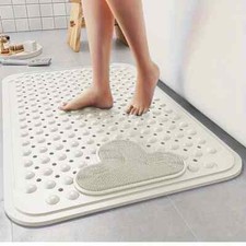 Anti Mold Rubber Shower Mat Non Slip Bathtub Strong Suction Extra Large Bath Mat