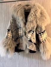 Lindsey Thornburg Shearling Cloak Diamond Ridge One Of A Kind Custom New