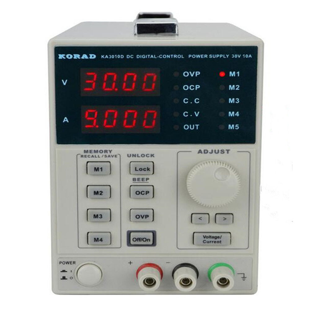 KORAD KA3010D DC Power Supply 30V 10A 0.01V 0.001A Digital Regulated Programmabl