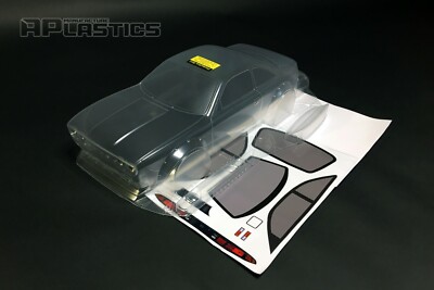 新品 無塗装 SILVIA S14 BOSS APLASTICS ラジドリボディ RC Body Car Drift 1:10 Nissan S14 Boss Challenger nose style