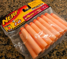 Nerf N-Strike 16 Pack Orange Darts Clip System NEW SEALED
