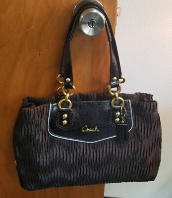 未使用級 vintage coach old ブラック 黒 アシュレイ 未使用級 vintage coach old ブラック 黒 アシュレイ