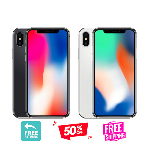 Apple iPhone X 256/64GB GSM Unlocked At&t Verizon U.S. Cellular LTE 4G iOS Wi‑F
