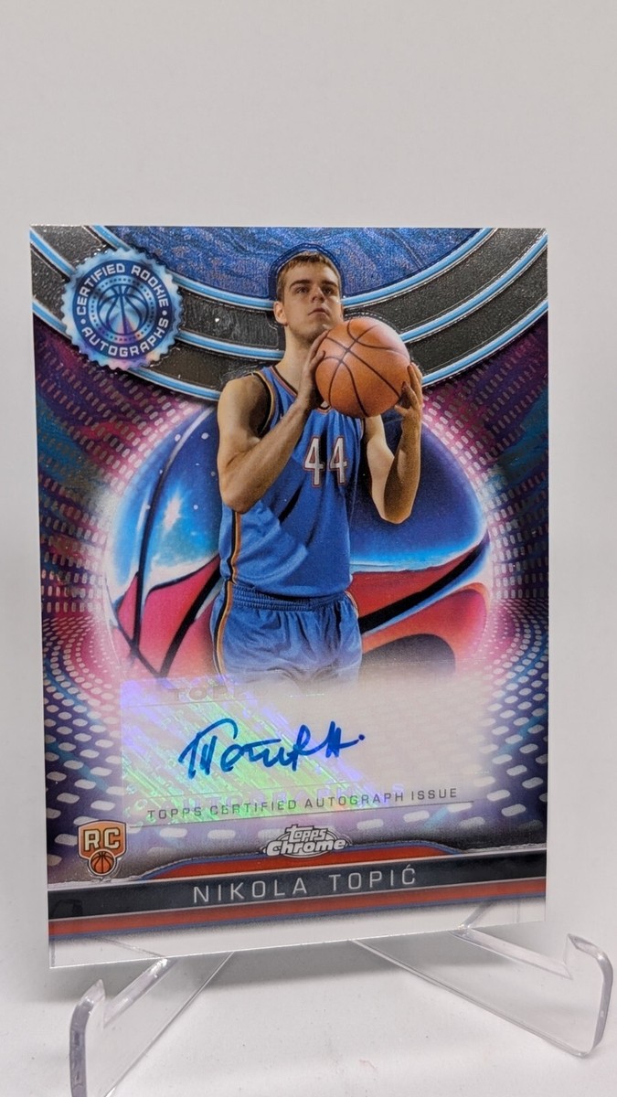 2024-25 Topps Chrome Basketball Nikola Topic Auto Certified Rookie