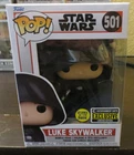 Funko Pop! Star Wars #501 Luke Skywalker Glow in the Dark Entertainment Earth Ex
