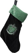 Image of Harry Potter House Embroidered Slytherin Sigil Christmas Stocking - New