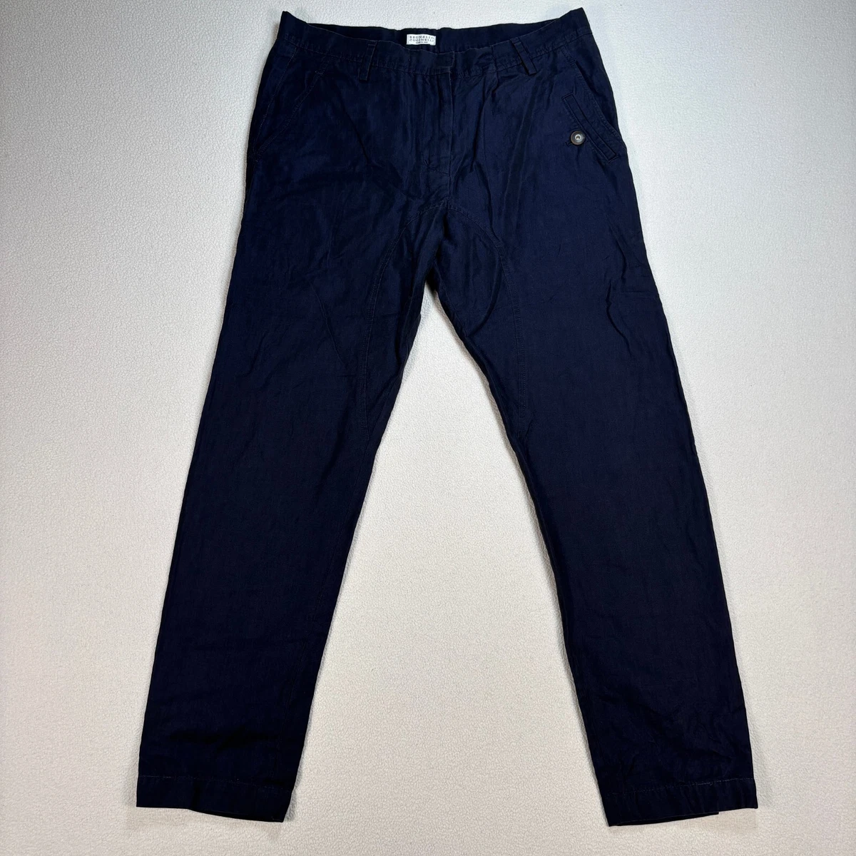 Pantalon Femme BRUNELLO CUCINELLI Neuf Avec étiquette – Couleur Optical White – 100% Coton – MP185P8228_C159