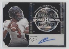 2024 Leaf Metal Sports Heroes Black Crystals 1/10 Malik Cunningham Auto 1u6