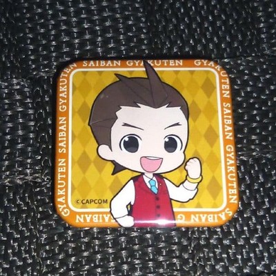 Ace Attorney Gallery Apollo Justice Can Badge Square Badge Ace Attorney