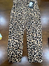 Girls Animal Print Art Class Capri Pants Large 10/12 NWT 