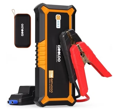 GOOLOO GP4000 Jump Starter 4000A Peak Car Starter 12V Auto Battery Booster
