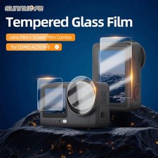 Tempered Film Screen Lens Protector Set for DJI OSMO ACTION 6 Camera Accessories